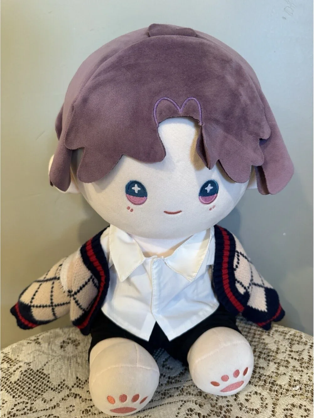 Love And Deepspace 40cm Sitting Rafayel Plush With Outfit